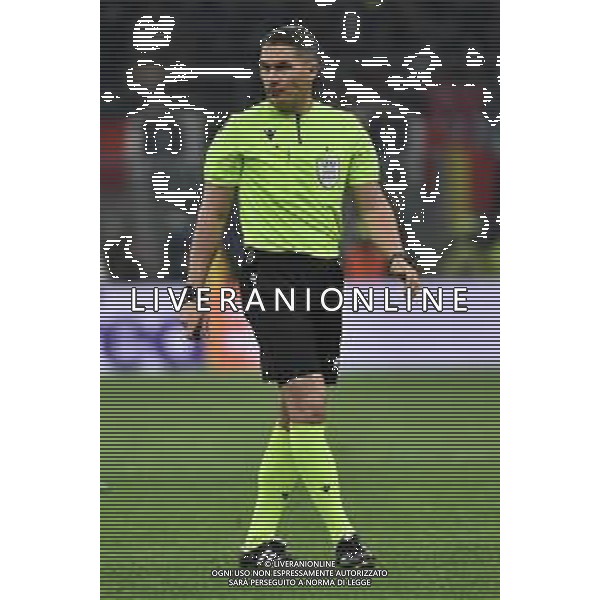 l\'arbitro Istvan Kovacs (ROM) Milan vs Napoli Milano 12-04-2023 Stadio Giuseppe Meazza - San Siro UEFA Champions League quarti di finale - gara di andata foto Roberto Garavaglia/ag. Aldo Liverani sas