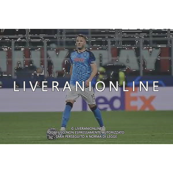Amir Rrahmani (Napoli) Milan vs Napoli Milano 12-04-2023 Stadio Giuseppe Meazza - San Siro UEFA Champions League quarti di finale - gara di andata foto Roberto Garavaglia/ag. Aldo Liverani sas