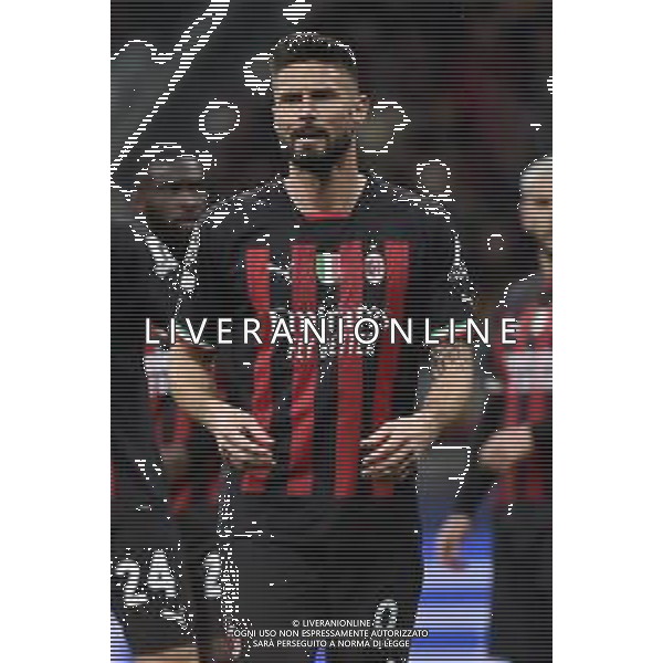 Olivier Giroud (Milan) Milan vs Napoli Milano 12-04-2023 Stadio Giuseppe Meazza - San Siro UEFA Champions League quarti di finale - gara di andata foto Roberto Garavaglia/ag. Aldo Liverani sas