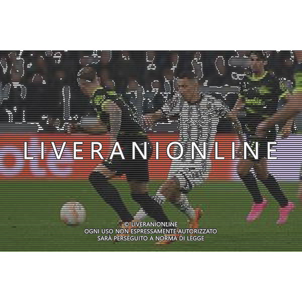 Torino 12.04.2023 Stadio Allianz Stadium ©Manuela Viganti/Agenzia Aldo Liverani Juventus vs Sporting Lisbona Europa League 2022/2023 Quarti di Finale Nella foto: angel di maria ©Viganti / AGENZIA ALDO LIVERANI SAS