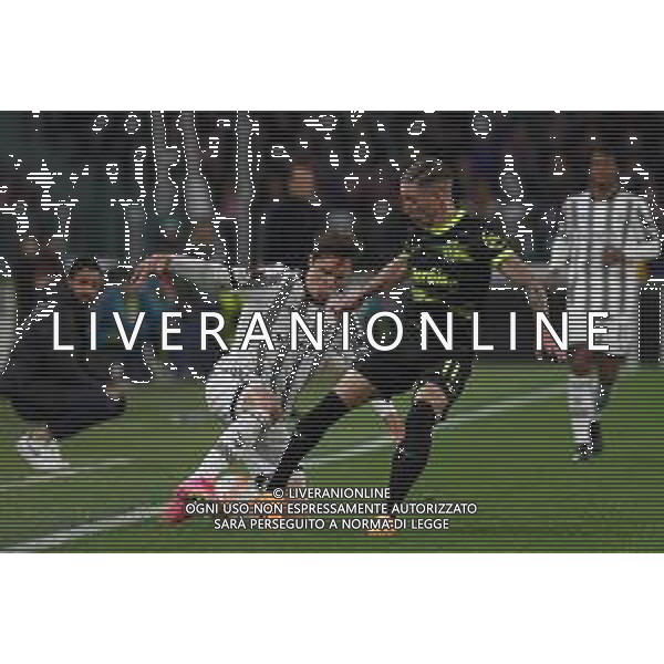 Torino 12.04.2023 Stadio Allianz Stadium ©Manuela Viganti/Agenzia Aldo Liverani Juventus vs Sporting Lisbona Europa League 2022/2023 Quarti di Finale Nella foto: federico chiesa e nuno santos ©Viganti / AGENZIA ALDO LIVERANI SAS
