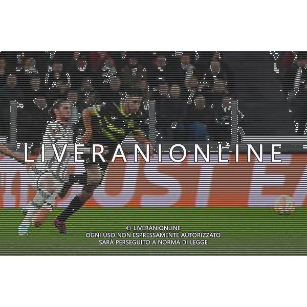 Torino 12.04.2023 Stadio Allianz Stadium ©Manuela Viganti/Agenzia Aldo Liverani Juventus vs Sporting Lisbona Europa League 2022/2023 Quarti di Finale Nella foto: adrien rabiot e goncalo inacio ©Viganti / AGENZIA ALDO LIVERANI SAS