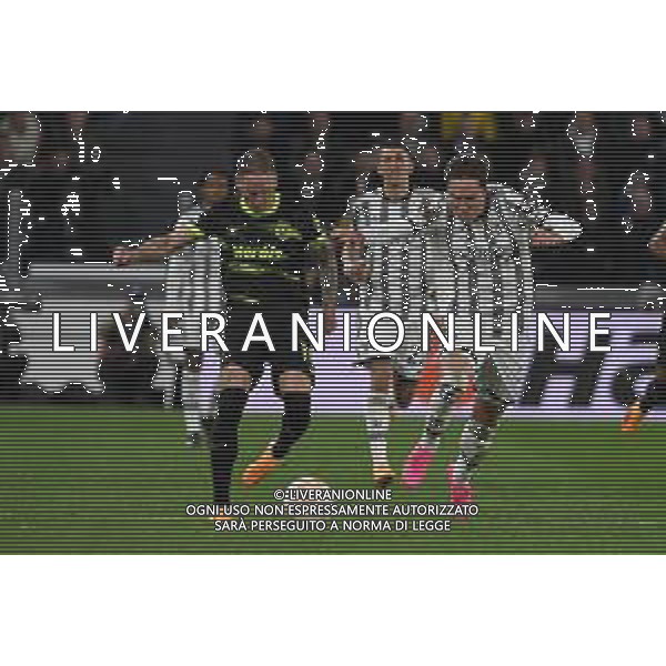 Torino 12.04.2023 Stadio Allianz Stadium ©Manuela Viganti/Agenzia Aldo Liverani Juventus vs Sporting Lisbona Europa League 2022/2023 Quarti di Finale Nella foto: federico chiesa e nuno santos ©Viganti / AGENZIA ALDO LIVERANI SAS