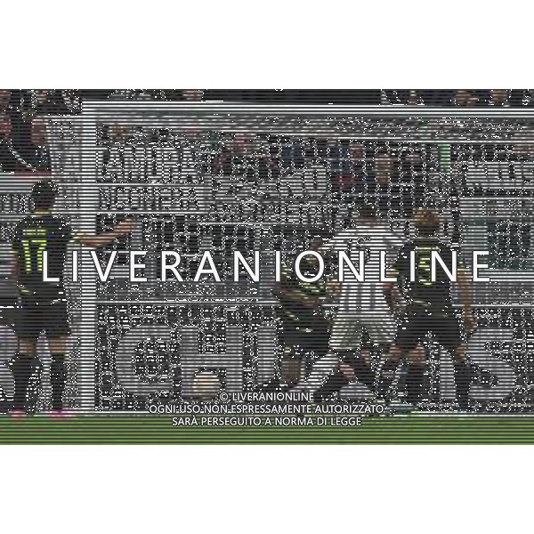 Torino 12.04.2023 Stadio Allianz Stadium ©Manuela Viganti/Agenzia Aldo Liverani Juventus vs Sporting Lisbona Europa League 2022/2023 Quarti di Finale Nella foto: gol federico gatti ©Viganti / AGENZIA ALDO LIVERANI SAS