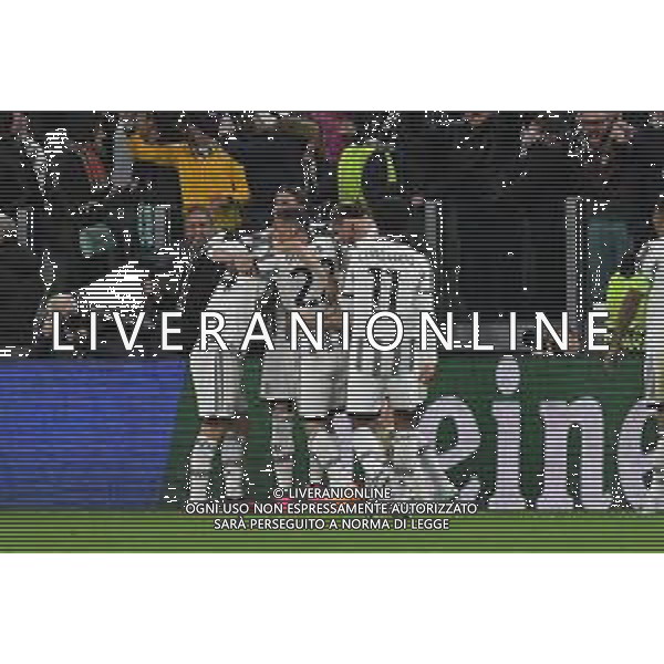 Torino 13.04.2023 Stadio Allianz Stadium ©Manuela Viganti/Agenzia Aldo Liverani Juventus vs Sporting Lisbona Europa League 2022/2023 Quarti di Finale Nella foto: esultanza juventus dopo il gol di federico gatti ©Viganti / AGENZIA ALDO LIVERANI SAS
