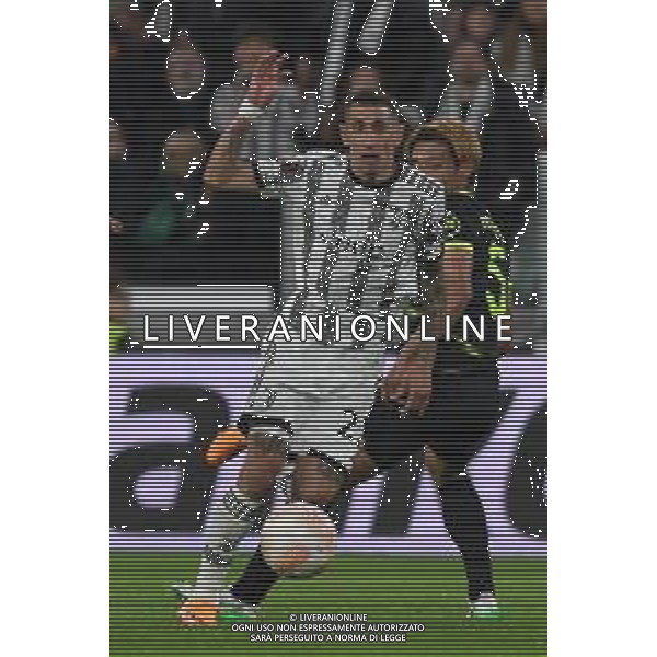 Torino 13.04.2023 Stadio Allianz Stadium ©Manuela Viganti/Agenzia Aldo Liverani Juventus vs Sporting Lisbona Europa League 2022/2023 Quarti di Finale Nella foto: angel di maria ©Viganti / AGENZIA ALDO LIVERANI SAS