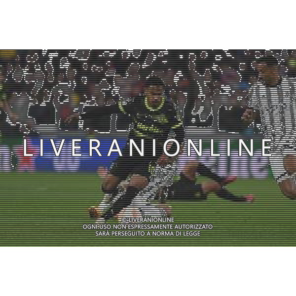 Torino 13.04.2023 Stadio Allianz Stadium ©Manuela Viganti/Agenzia Aldo Liverani Juventus vs Sporting Lisbona Europa League 2022/2023 Quarti di Finale Nella foto: marcus edwards ©Viganti / AGENZIA ALDO LIVERANI SAS