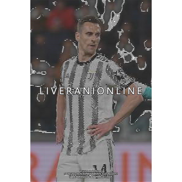 Torino 13.04.2023 Stadio Allianz Stadium ©Manuela Viganti/Agenzia Aldo Liverani Juventus vs Sporting Lisbona Europa League 2022/2023 Quarti di Finale Nella foto: arkadiusz milik ©Viganti / AGENZIA ALDO LIVERANI SAS