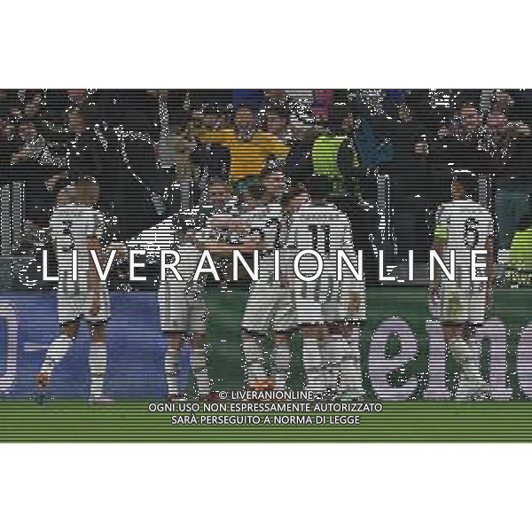 Torino 13.04.2023 Stadio Allianz Stadium ©Manuela Viganti/Agenzia Aldo Liverani Juventus vs Sporting Lisbona Europa League 2022/2023 Quarti di Finale Nella foto: esultanza juventus dopo il gol di federico gatti ©Viganti / AGENZIA ALDO LIVERANI SAS