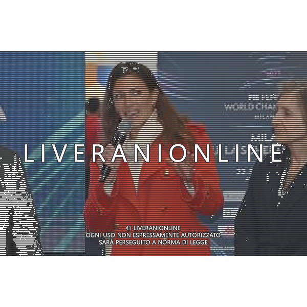 TVRG 100 giorni Mondiali Scherma nella foto Martina Riva assessore allo sport del Comune di Milano Milano 13-04-2023 Partito il countdown dei 100 giorni all\'inizio dei Mondiali di Scherma in programma a fine luglio foto Roberto Garavaglia/ag. Aldo Liverani sas / AGENZIA ALDO LIVERANI SAS