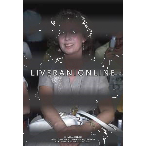 RETROSPETTIVA ROSANNA VAUDETTI ANNUNCIATRICE TELEVISIVA NELLA FOTO NEL 1982 ©Archivio Giovanni Liverani/AGENZIA ALDO LIVERANI SAS