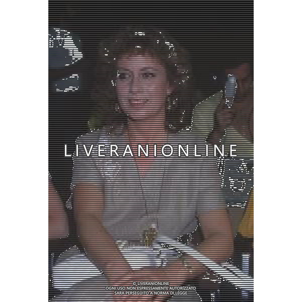 RETROSPETTIVA ROSANNA VAUDETTI ANNUNCIATRICE TELEVISIVA NELLA FOTO NEL 1982 ©Archivio Giovanni Liverani/AGENZIA ALDO LIVERANI SAS
