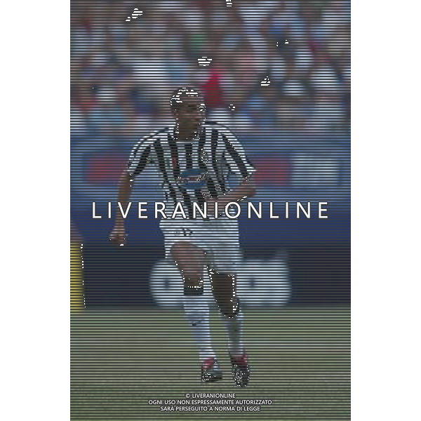 NEW YORK 3/08/2003 SUPERCOPPA ITALIANA NELLA FOTO TREZEGUET DAVID FOTO ALDO LIVERANI
