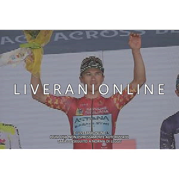14-04-2023 Giro Di Sicilia; Tappa 04 Barcellona Pozzo Di Gotto - Giarre; 2023, Astana Qazaqstan; Lutsenko, Alexey; Giarre; ©SIROTTI / AGENZIA ALDO LIVERANI SAS