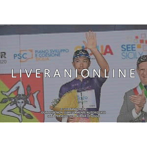 14-04-2023 Giro Di Sicilia; Tappa 04 Barcellona Pozzo Di Gotto - Giarre; 2023, Eolo - Kometa; Albanese, Vincenzo; Giarre; ©SIROTTI / AGENZIA ALDO LIVERANI SAS