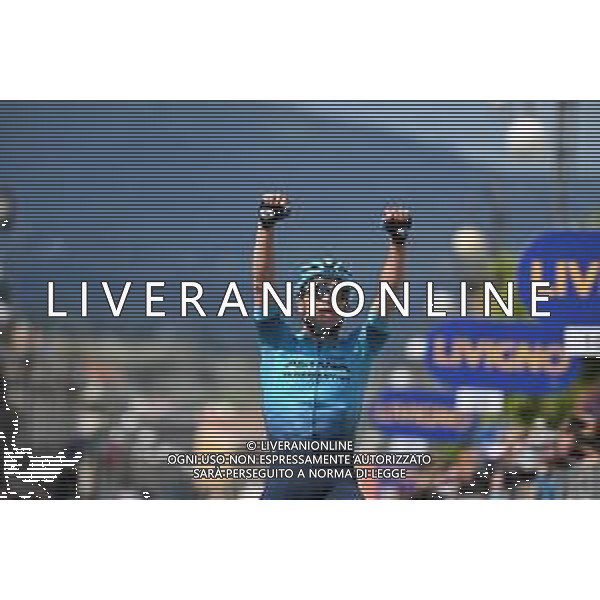 14-04-2023 Giro Di Sicilia; Tappa 04 Barcellona Pozzo Di Gotto - Giarre; 2023, Astana Qazaqstan; Lutsenko, Alexey; Giarre; ©SIROTTI / AGENZIA ALDO LIVERANI SAS