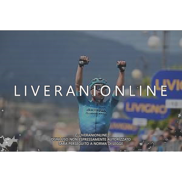 14-04-2023 Giro Di Sicilia; Tappa 04 Barcellona Pozzo Di Gotto - Giarre; 2023, Astana Qazaqstan; Lutsenko, Alexey; Giarre; ©SIROTTI / AGENZIA ALDO LIVERANI SAS