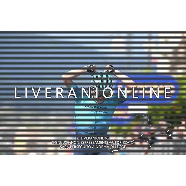 14-04-2023 Giro Di Sicilia; Tappa 04 Barcellona Pozzo Di Gotto - Giarre; 2023, Astana Qazaqstan; Lutsenko, Alexey; Giarre; ©SIROTTI / AGENZIA ALDO LIVERANI SAS
