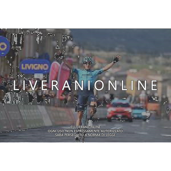 14-04-2023 Giro Di Sicilia; Tappa 04 Barcellona Pozzo Di Gotto - Giarre; 2023, Astana Qazaqstan; Lutsenko, Alexey; Giarre; ©SIROTTI / AGENZIA ALDO LIVERANI SAS