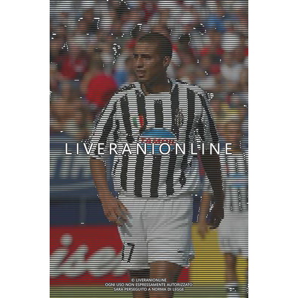 NEW YORK 3/08/2003 SUPERCOPPA ITALIANA NELLA FOTO TREZEGUET DAVID FOTO ALDO LIVERANI