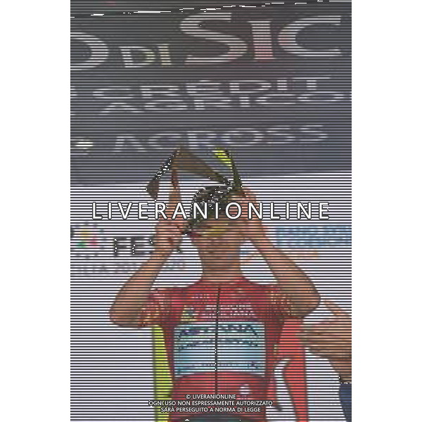 14-04-2023 Giro Di Sicilia; Tappa 04 Barcellona Pozzo Di Gotto - Giarre; 2023, Astana Qazaqstan; Lutsenko, Alexey; Giarre; ©SIROTTI / AGENZIA ALDO LIVERANI SAS