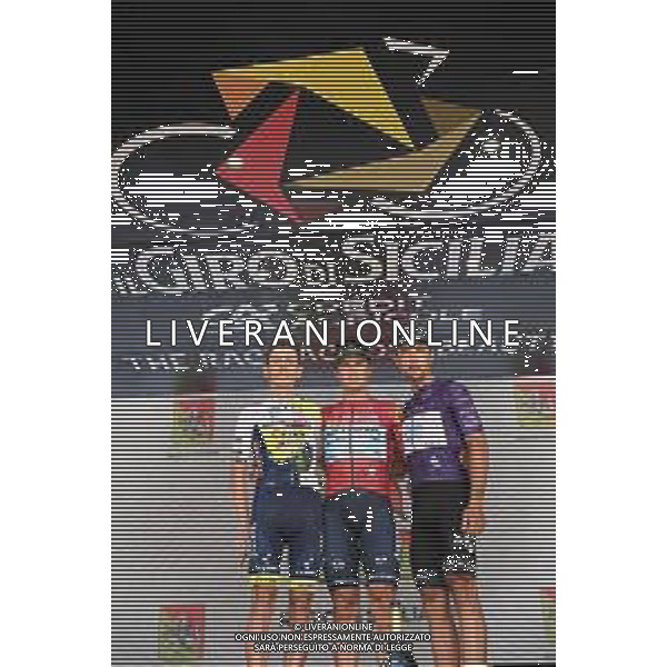 14-04-2023 Giro Di Sicilia; Tappa 04 Barcellona Pozzo Di Gotto - Giarre; 2023, Astana Qazaqstan; 2023, Intermarche - Circus Wanty; 2023, Eolo - Kometa; Lutsenko, Alexey; Meintjes, Louis; Albanese, Vincenzo; Giarre; ©SIROTTI / AGENZIA ALDO LIVERANI SAS