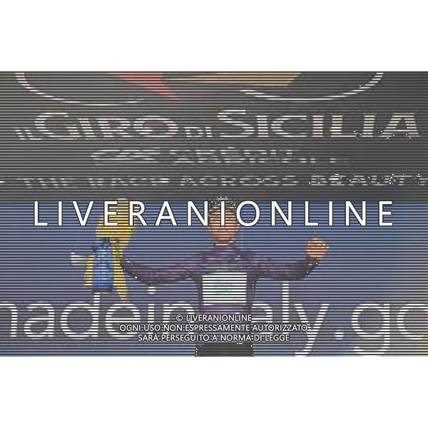 14-04-2023 Giro Di Sicilia; Tappa 04 Barcellona Pozzo Di Gotto - Giarre; 2023, Eolo - Kometa; Albanese, Vincenzo; Giarre; ©SIROTTI / AGENZIA ALDO LIVERANI SAS