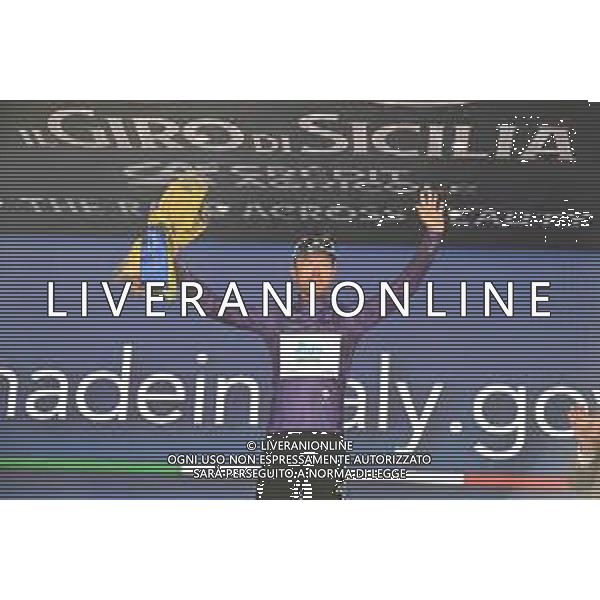 14-04-2023 Giro Di Sicilia; Tappa 04 Barcellona Pozzo Di Gotto - Giarre; 2023, Eolo - Kometa; Albanese, Vincenzo; Giarre; ©SIROTTI / AGENZIA ALDO LIVERANI SAS