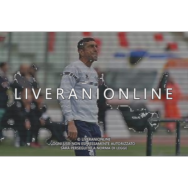 Coach Moreno Longo (Como 1907) during the Serie B match between SSC Bari and Como 1907 at Stadio San Nicola on April 15, 2023 in Bari, Italy. Photo by Emmanuele Mastrodonato/ag. Aldo Liverani sas