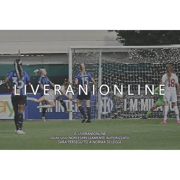 TVRG Emilie Bosshard Haavi (Roma) segna il gol dell\'1 a 0 Inter vs Roma Sesto San Giovanni 15-04-2023 Stadio Ernesto Breda Serie A femminile TIMVISION 4a giornata Poule Scudetto foto Roberto Garavaglia/ag. Aldo Liverani sas / AGENZIA ALDO LIVERANI SAS