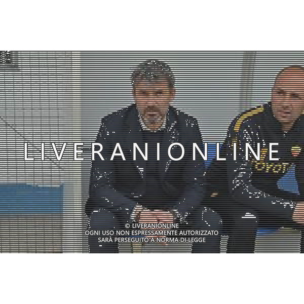TVRG Alessandro Spugna allenatore Roma Inter vs Roma Sesto San Giovanni 15-04-2023 Stadio Ernesto Breda Serie A femminile TIMVISION 4a giornata Poule Scudetto foto Roberto Garavaglia/ag. Aldo Liverani sas / AGENZIA ALDO LIVERANI SAS