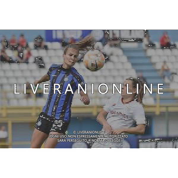 TVRG Frederikke Thogersen (Inter) e Emilie Bosshard Haavi (Roma) Inter vs Roma Sesto San Giovanni 15-04-2023 Stadio Ernesto Breda Serie A femminile TIMVISION 4a giornata Poule Scudetto foto Roberto Garavaglia/ag. Aldo Liverani sas / AGENZIA ALDO LIVERANI SAS