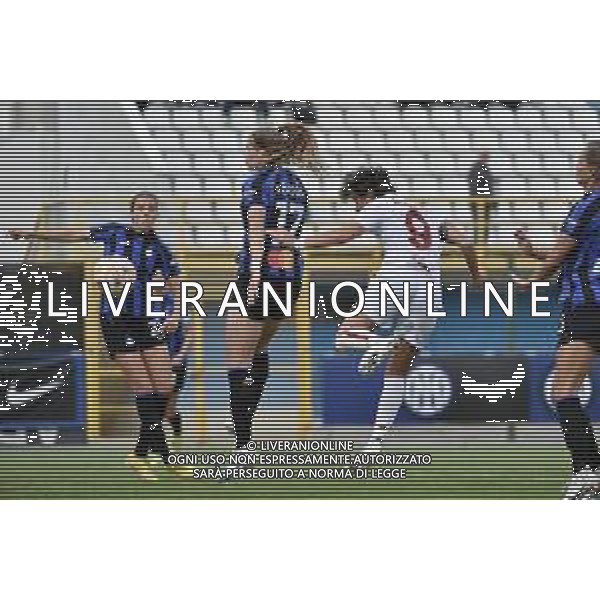 TVRG Valentina Giacinti (Roma) occasione da gol Inter vs Roma Sesto San Giovanni 15-04-2023 Stadio Ernesto Breda Serie A femminile TIMVISION 4a giornata Poule Scudetto foto Roberto Garavaglia/ag. Aldo Liverani sas / AGENZIA ALDO LIVERANI SAS