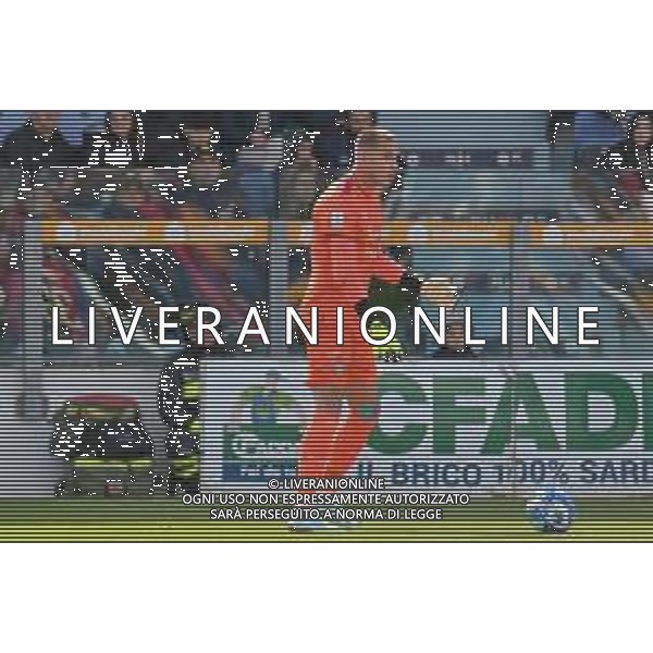 15-4-2023. Cagliari Calcio-Frosinone Calcio. 33° giornata serie BKT 2022/2023, stadio Unipol Domus Cagliari. Foto Salvatore Moi/Aldo Liverani s.a.s. Nella foto: Boris Radunovic Cagliari ©MOI SALVATORE / AGENZIA ALDO LIVERANI SAS