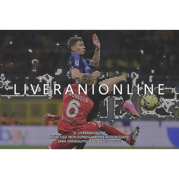 Nicolo\' Barella (Inter) e Nicolo\' Rovella (Monza) Inter vs Monza Milano 15-04-2023 Stadio Giuseppe Meazza - San Siro Campionato Serie A TIM - 30a giornata foto Roberto Garavaglia/ag. Aldo Liverani sas