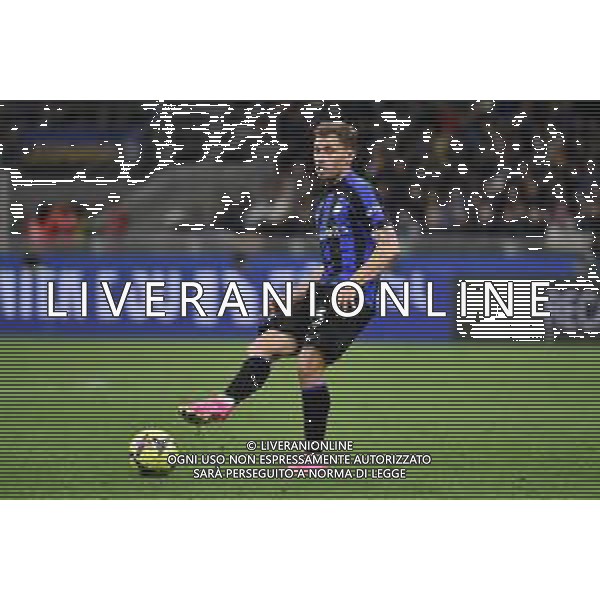 Nicolo\' Barella (Inter) Inter vs Monza Milano 15-04-2023 Stadio Giuseppe Meazza - San Siro Campionato Serie A TIM - 30a giornata foto Roberto Garavaglia/ag. Aldo Liverani sas/ AGENZIA ALDO LIVERANI SAS