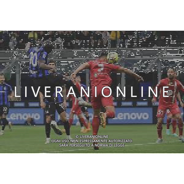 Romelu Lukaku (Inter) occasione da gol Inter vs Monza Milano 15-04-2023 Stadio Giuseppe Meazza - San Siro Campionato Serie A TIM - 30a giornata foto Roberto Garavaglia/ag. Aldo Liverani sas/ AGENZIA ALDO LIVERANI SAS