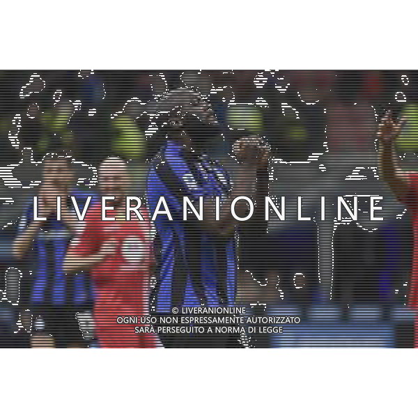 Romelu Lukaku (Inter) Inter vs Monza Milano 15-04-2023 Stadio Giuseppe Meazza - San Siro Campionato Serie A TIM - 30a giornata foto Roberto Garavaglia/ag. Aldo Liverani sas/ AGENZIA ALDO LIVERANI SAS