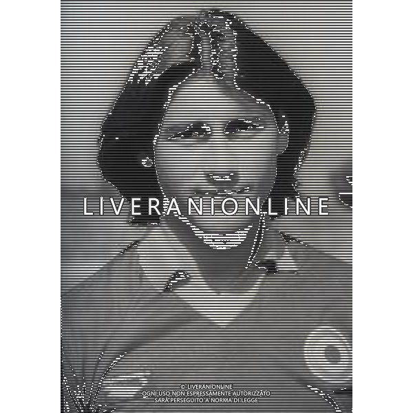 NG-RETROSPETTIVA VINCENZO ROMANO CALCIATORE  NELLA FOTO VINCENZO ROMANO CON LA MAGLIA DELLA ROMA CALCIO NELL\'ANNO 1980-1981 AG ALDO LIVERANI SAS
