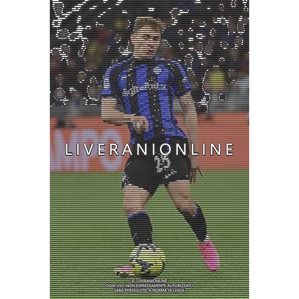 Nicolo\' Barella (Inter) Inter vs Monza Milano 15-04-2023 Stadio Giuseppe Meazza - San Siro Campionato Serie A TIM - 30a giornata foto Roberto Garavaglia/ag. Aldo Liverani sas / AGENZIA ALDO LIVERANI SAS
