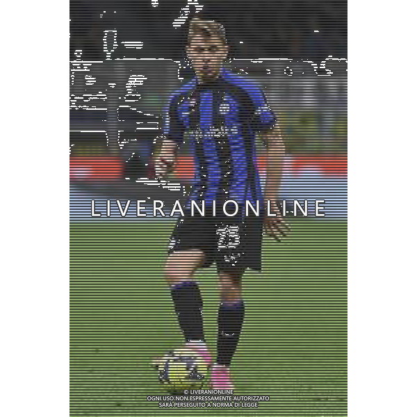 Nicolo\' Barella (Inter) Inter vs Monza Milano 15-04-2023 Stadio Giuseppe Meazza - San Siro Campionato Serie A TIM - 30a giornata foto Roberto Garavaglia/ag. Aldo Liverani sas / AGENZIA ALDO LIVERANI SAS