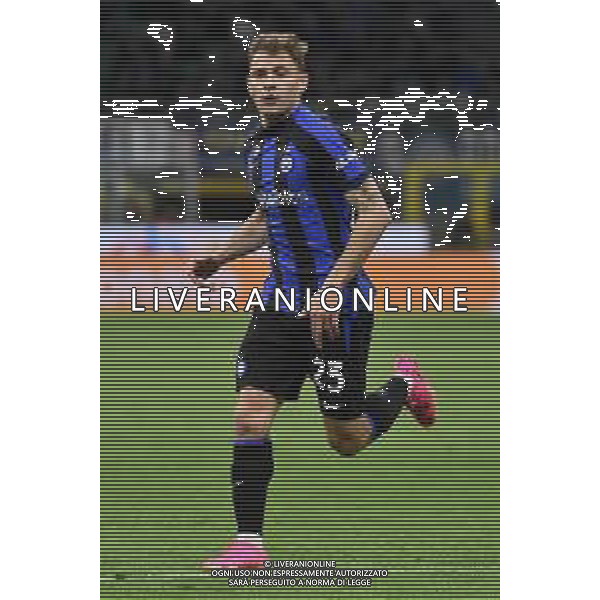 Nicolo\' Barella (Inter) Inter vs Monza Milano 15-04-2023 Stadio Giuseppe Meazza - San Siro Campionato Serie A TIM - 30a giornata foto Roberto Garavaglia/ag. Aldo Liverani sas / AGENZIA ALDO LIVERANI SAS