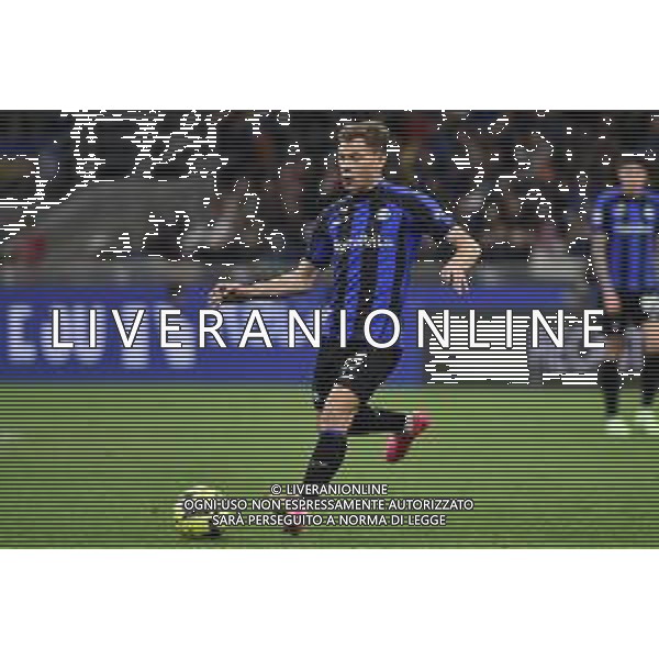 Nicolo\' Barella (Inter) Inter vs Monza Milano 15-04-2023 Stadio Giuseppe Meazza - San Siro Campionato Serie A TIM - 30a giornata foto Roberto Garavaglia/ag. Aldo Liverani sas / AGENZIA ALDO LIVERANI SAS