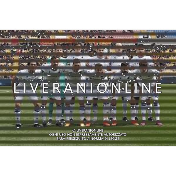 UC Sampdoria team line up during the Italian soccer Serie A match US Lecce vs UC Sampdoria on April 16, 2023 at the Via del Mare stadium in Lecce, Italy. Photo by Emmanuele Mastrodonato/ag. Aldo Liverani sas