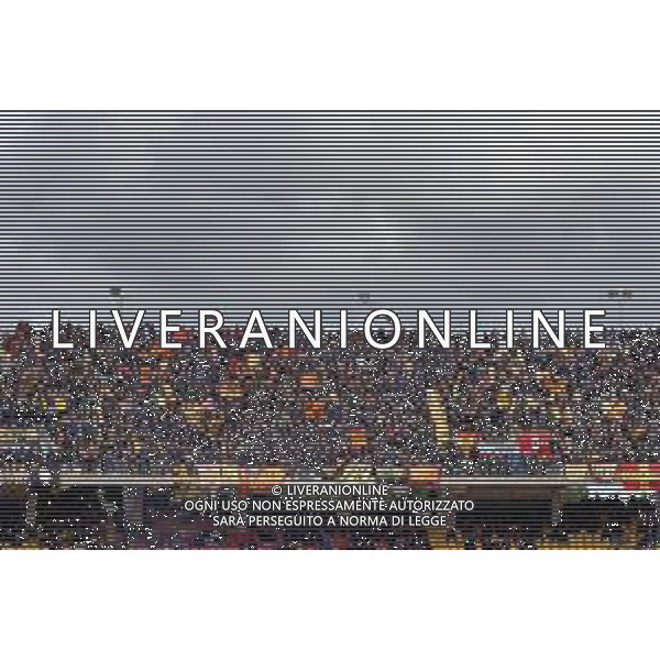 Supporters of US Lecce during the Italian soccer Serie A match US Lecce vs UC Sampdoria on April 16, 2023 at the Via del Mare stadium in Lecce, Italy. Photo by Emmanuele Mastrodonato/ag. Aldo Liverani sas