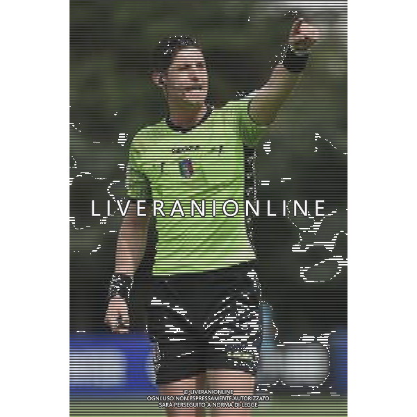 TVRG l\'arbitro Giuseppe Collu di Cagliari Inter vs Roma Sesto San Giovanni 15-04-2023 Stadio Ernesto Breda Serie A femminile TIMVISION 4a giornata Poule Scudetto foto Roberto Garavaglia/ag. Aldo Liverani sas / AGENZIA ALDO LIVERANI SAS