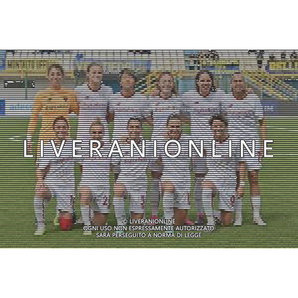 TVRG formazione Roma, in piedi da SX Camelia Ceasar, Carina Wenninger, Moeka Minami, Benedetta Glionna, Elena Linari e Andressa Alves da Silva; in basso da SX Manuela Giugliano, Giada Greggi, Lucia Di Guglielmo, Emilie Bosshard Haavi e Valentina Giacinti Inter vs Roma Sesto San Giovanni 15-04-2023 Stadio Ernesto Breda Serie A femminile TIMVISION 4a giornata Poule Scudetto foto Roberto Garavaglia/ag. Aldo Liverani sas / AGENZIA ALDO LIVERANI SAS