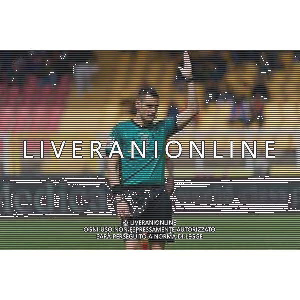 the referee Maurizio Mariani of Aprilia during the Italian soccer Serie A match US Lecce vs UC Sampdoria on April 16, 2023 at the Via del Mare stadium in Lecce, Italy. Photo by Emmanuele Mastrodonato/ag. Aldo Liverani sas