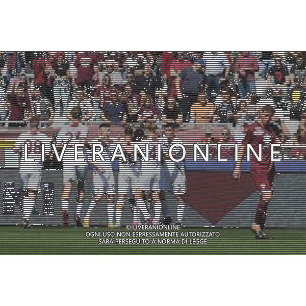 TVMV-Torino 16.04.2023 Stadio Grande Torino © Manuela Viganti/Agenzia Aldo Liverani Torino vs Salernitana Campionato Calcio Serie A TIM 2022/2023 30a giornata Nella foto: esultanza salernitana dopo il gol di tonny vilenha ©Viganti / AGENZIA ALDO LIVERANI SAS