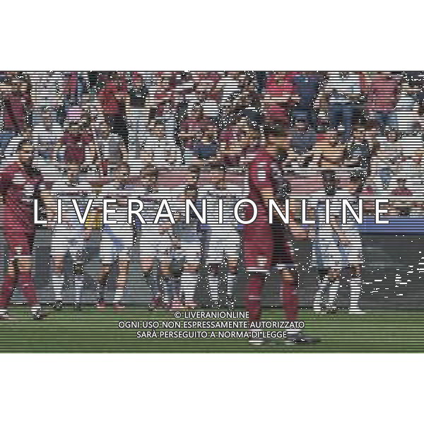 TVMV-Torino 16.04.2023 Stadio Grande Torino © Manuela Viganti/Agenzia Aldo Liverani Torino vs Salernitana Campionato Calcio Serie A TIM 2022/2023 30a giornata Nella foto: esultanza salernitana dopo il gol di tonny vilenha ©Viganti / AGENZIA ALDO LIVERANI SAS